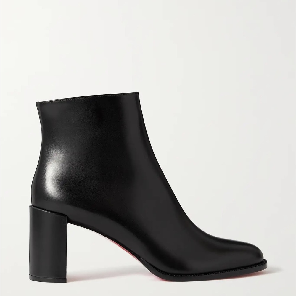 CHRISTIAN LOUBOUTIN Adoxa 70mm leather ankle boots black shoes